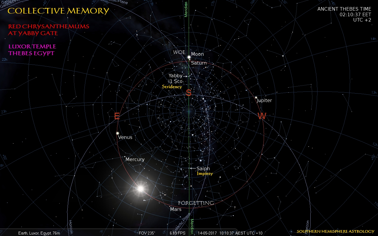 Sensualist Saviour at Yabby Gate Luxor May14