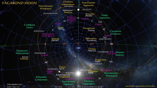 Vagabond Moon Tela Clock Nov22