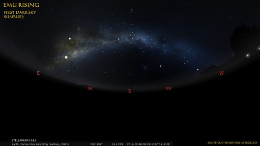 First Kyrie Astrotwilight Sunbury Dark Sky 2019Feb08